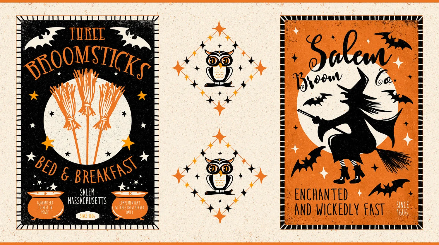 Witching Hour | Fat Quarter Bundle by Heather Dutton for P&B Textiles | 14pcs